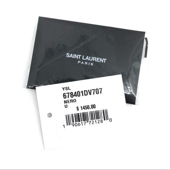 Saint Laurent Loulou Toy Matelasse Black Leather Flap-Top Shoulder Bag NWT - Picture 10 of 12